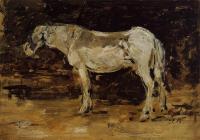 Boudin, Eugene - White Horse